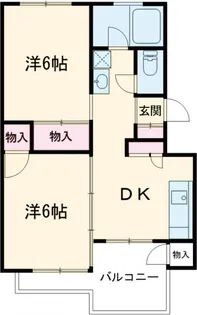 エレガントマンション【04020号室】の間取り