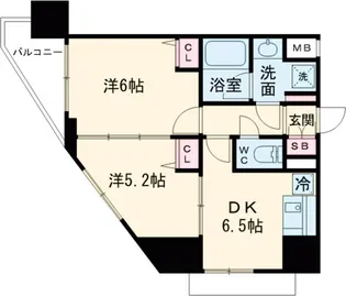 アイルグランデ東京立石【2階】の間取り
