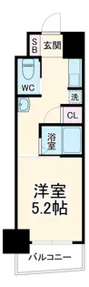 シャトー・デ・シリウス【7階】の間取り