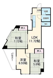 パール25【4階】の間取り