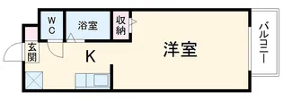 名古屋インターマンション【203号室】の間取り