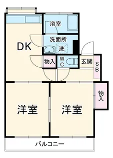 ベルメゾン【3階】の間取り