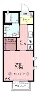 カモミール北野【2階】の間取り