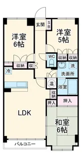 厚木・コアラマンション【1階】の間取り