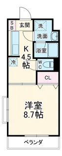 メイユールビジュ【203号室】の間取り