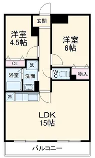 フローラ千葉中央【2階】の間取り