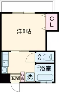 カメリアⅢ【2階】の間取り