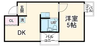 ラ・ペール一番館【9階】の間取り