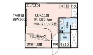 LEGO本千葉【202号室】の間取り