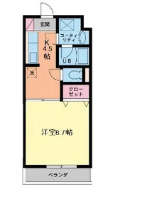 ラポール【203号室】の間取り