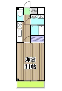 第6田原ハイム【105号室】の間取り