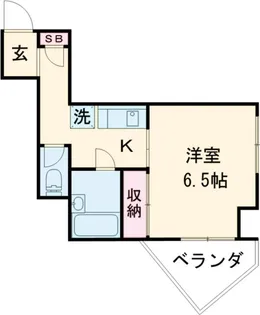 YMスクゥエアー【401号室】の間取り