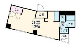 クレセール花の木【3階】の間取り