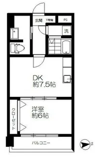 新高円寺ロイヤルマンション【3階】の間取り