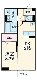 Sieben Yotsuya【103号室】の間取り