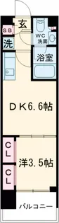 レジディア門前仲町プレイス【4階】の間取り