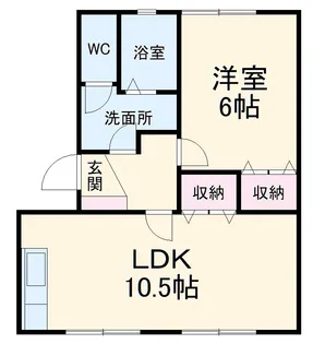 ハレ・オハナⅡ【2階】の間取り