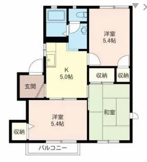 ベルカーサ【2階】の間取り