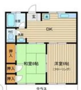 第二ハイツ伊藤【2階】の間取り