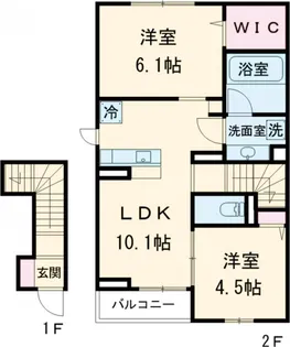 TーHAPPILIA【2階】の間取り