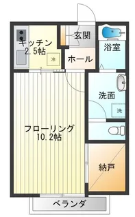 新樹館【101号室】の間取り