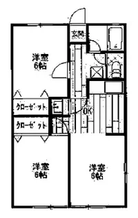 フローラ【1階】の間取り