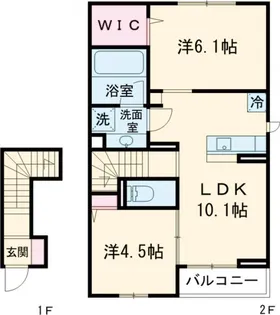 TーHAPPILIA【2階】の間取り