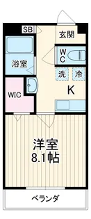 フォレスト三田【1階】の間取り