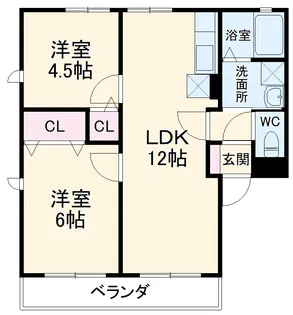 オリエンタルコートⅠ【102号室】の間取り