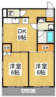 ORCHARD【4階】の間取り