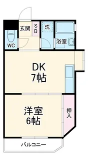 レジデンス六番館【303号室】の間取り