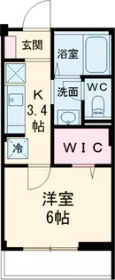ラ・ベルク【2階】の間取り