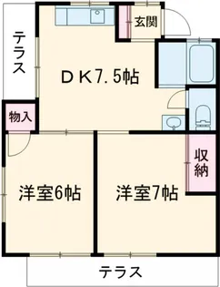 ヴィラプルニエ【2階】の間取り