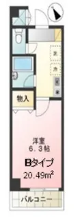 サル・ド・セジュールⅢ【5階】の間取り