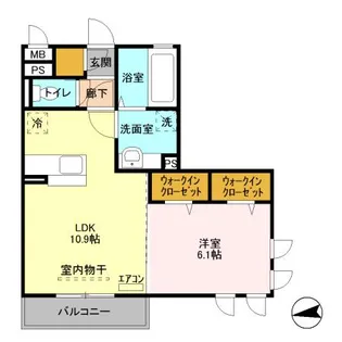 GT ASAKO【2階】の間取り