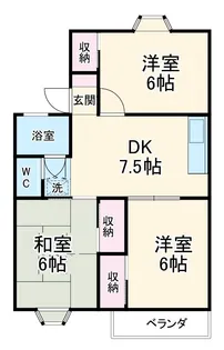 エンパイヤ大野【D201号室】の間取り