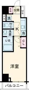 スカイコートパレス新大塚【5階】の間取り