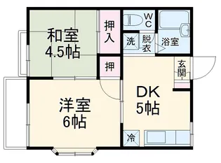 TKコーポラス【2階】の間取り