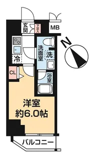LUMEED横濱末吉町【4階】の間取り