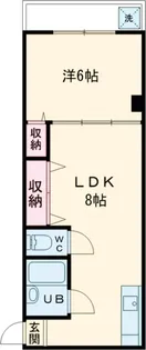 草津コーポ【2階】の間取り