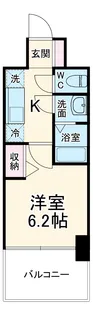 ディアレイシャス名駅WEST【11階】の間取り