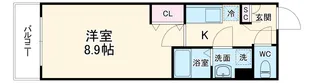 フォレ千里山【401号室】の間取り