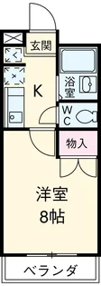 フリーダム星の宮【403号室】の間取り