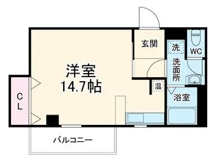 エレリーアNISHIDA【3階】の間取り