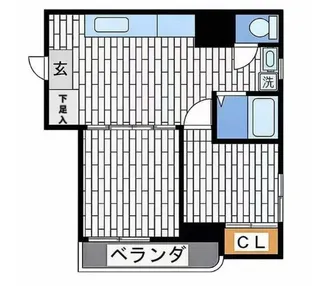 米田ビル【4階】の間取り