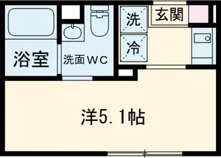 LEGALAND阿佐ヶ谷【3階】の間取り