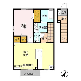 サンモール北入曽 C【203号室】の間取り