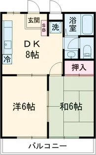 サンライフ子安【3階】の間取り