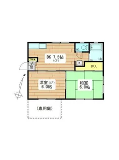 ヒロハイツ【1階】の間取り