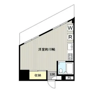 コーポラス城田【4階】の間取り